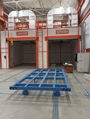 Окрасочно-сушильный комплекс SPK GROUP. г. Челябинск