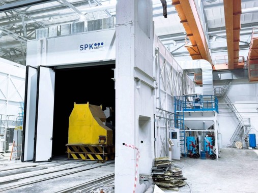 Тупиковая дробеструйная камера SPK, Московская обл. Тупиковая дробеструйная камера SPK, Московская обл.