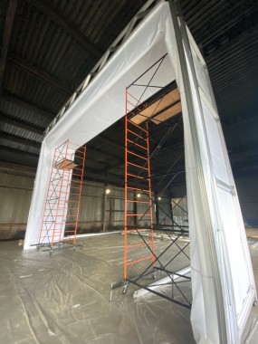 Раздвижная окрасочная камера SPK-SCB(Fd)-22.10.7, г. Шарджа (ОАЭ)