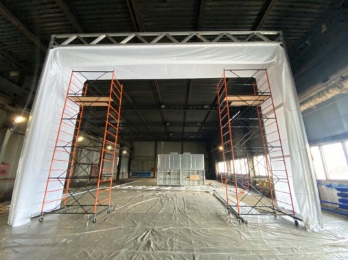 Раздвижная окрасочная камера SPK-SCB(Fd)-22.10.7, г. Шарджа (ОАЭ)