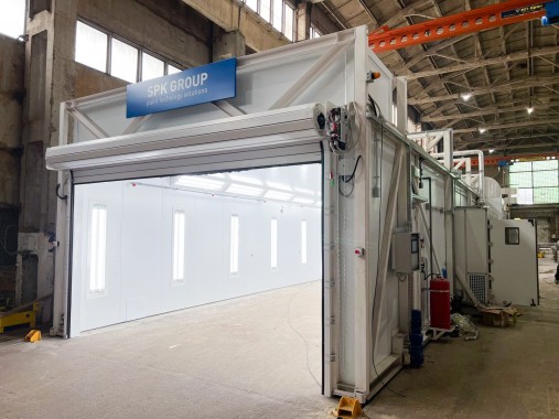 Мобильная окрасочно-сушильная камера SPK-SCB(M) - 14.5.3, г. Н. Новгород
