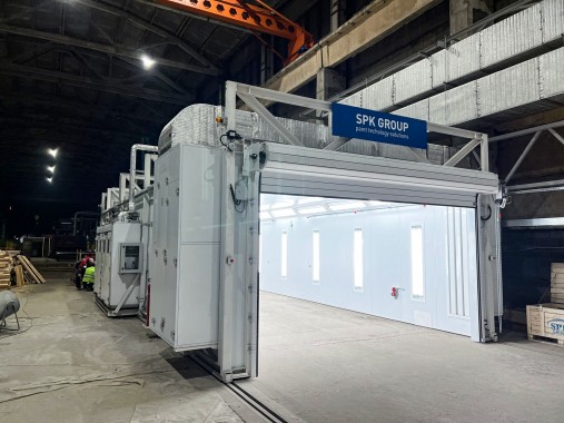 Мобильная окрасочно-сушильная камера SPK-SCB(M) - 14.5.3, г. Н. Новгород