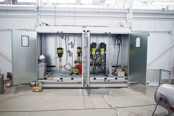 Мобильная окрасочно-сушильная камера SPK-SCB(M) - 14.5.3, г. Н. Новгород