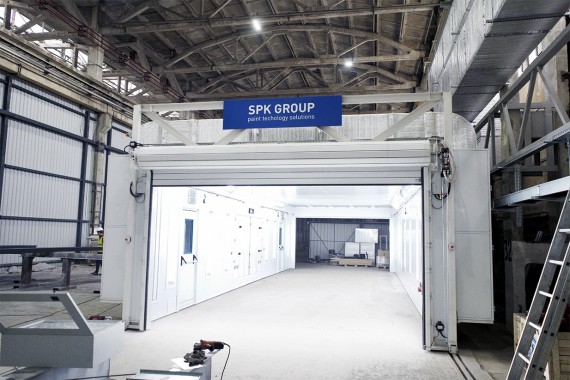 Мобильная окрасочно-сушильная камера SPK-SCB(M) - 14.5.3, г. Н. Новгород