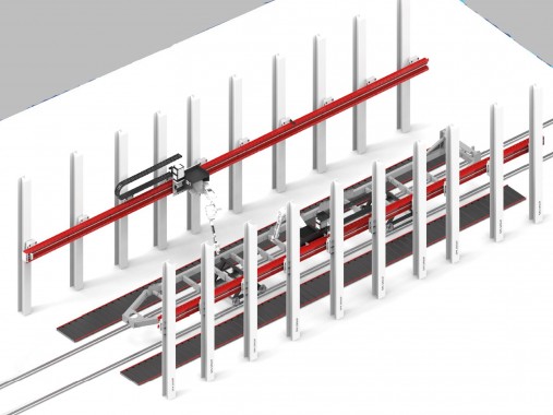 Роботизированный окрасочный комплекс для окрасочной камеры SPK-SB-19.7.6