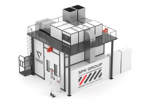 Роботизированный окрасочный комплекс SPK