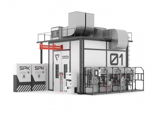 Роботизированный окрасочный комплекс SPK