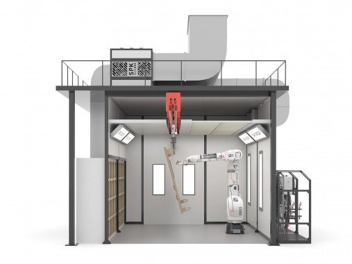 Роботизированный окрасочный комплекс SPK