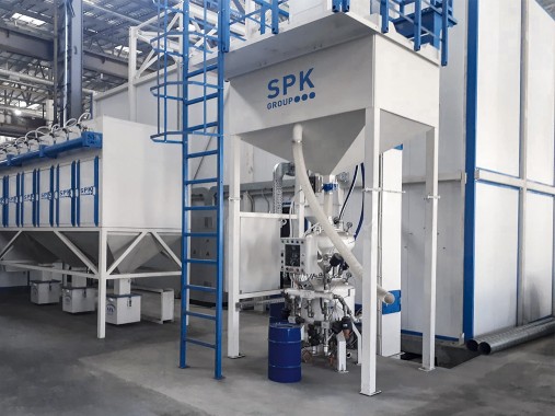 Система рекуперации дроби 