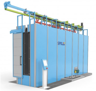 Комплекс оборудования для порошковой окраски с конвейерной системой SPK