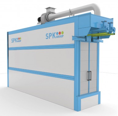Комплекс оборудования для порошковой окраски с конвейерной системой SPK