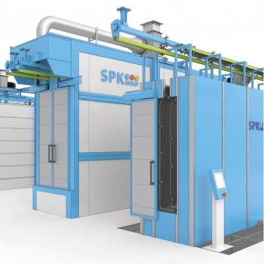 Комплекс оборудования для порошковой окраски с конвейерной системой SPK