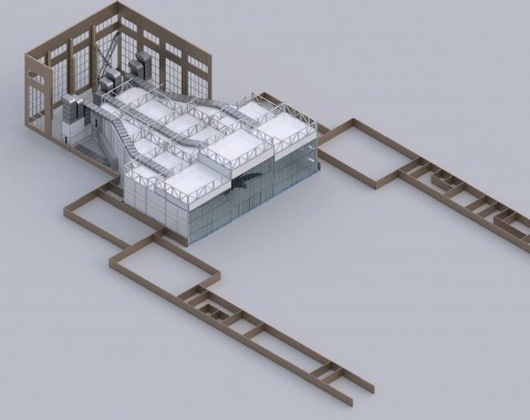 Камера окраски и сушки для самолетов SPK-SCB-37.35.13/8
