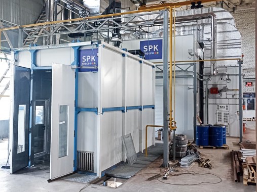 Камера химической подготовки поверхности и окрасочно-сушильная камера SPK GROUP, г. Елец