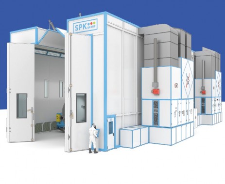 Окрасочно-сушильная камера для нефтегазовых емкостей SРК-SCB-26.9.8