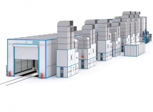 Роботизированная линия окраски для жд вагонов SPK