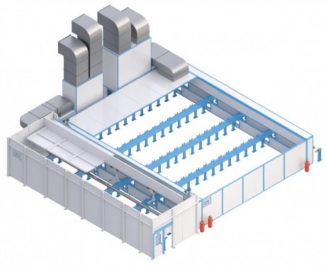 Роботизированная линия окраски труб SPK 