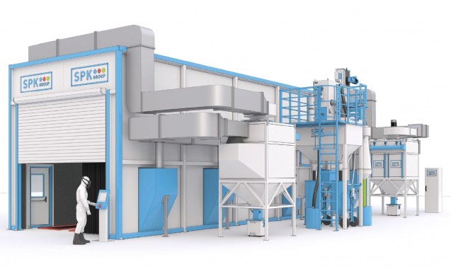 Комплекс подготовки и окраски для спецтехники SPK