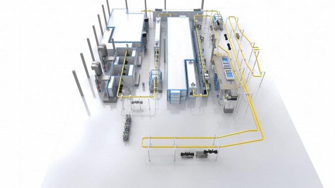 Роботизированный комплекс дробеструйной обработки изделий машиностроения SPK