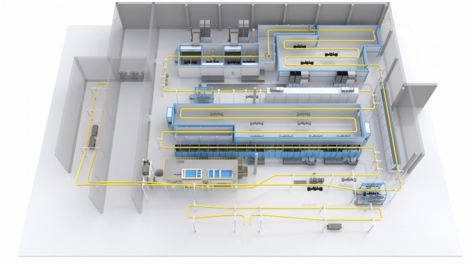 Роботизированный комплекс дробеструйной обработки изделий машиностроения SPK