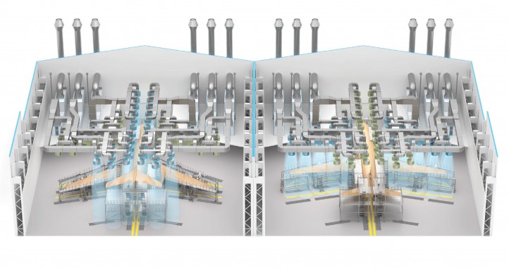 Окрасочный ангар для подготовки и покраски самолетов SPK