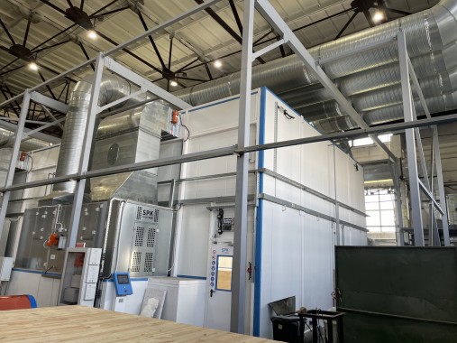 Окрасочно-сушильная камера для трубопроводов SPK-16.8.5, г. Челябинск