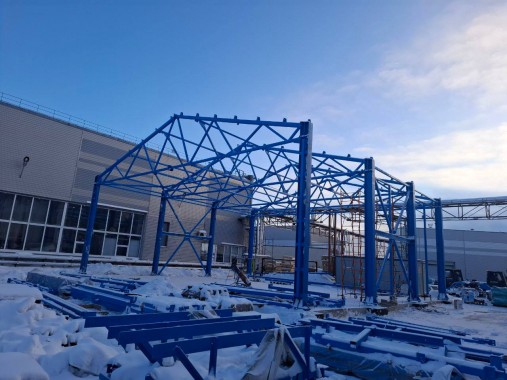 Уличный дождевальный комплекс в составе: проходной дождевальной камеры SPK 15.4.5, тупиковой дождевальной камеры SPK 15.4.5, г. Набережные Челны