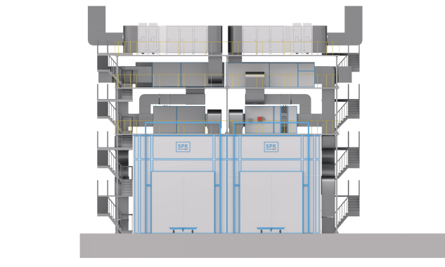 Окрасочно-сушильная камера SPK-15.5.5 для контейнеров