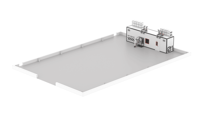 Комплекс SPK оборудования подготовки, подачи, смешивания и нанесения ЛКМ