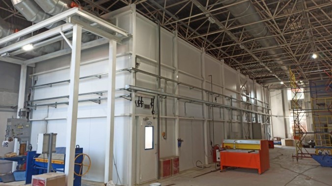 Окрасочно-сушильная SPK-18.6.6 для железнодорожной промышленности в г. Москва