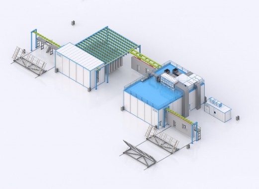 Вертикальная линия отделки SPK c конвейером