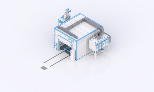 Дробеструйная камера для промышленных насосов SPK-SBB-6.5.4