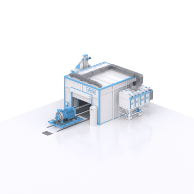 Дробеструйная камера для промышленных насосов SPK-SBB-6.5.4