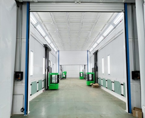 Роботизированная линия окраски литых заготовок SPK с грузонесущим конвейером, г. Миасс