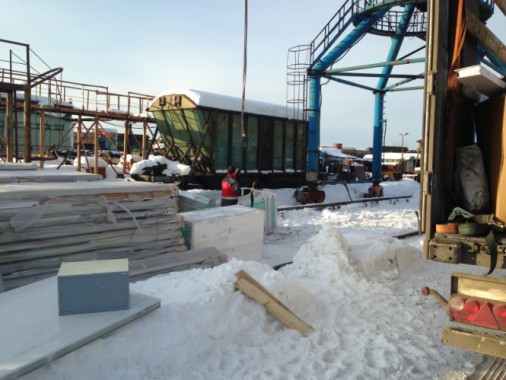 Окрасочно-сушильная камера для поездов депо Балахонцы "УралКалий" г. Березники