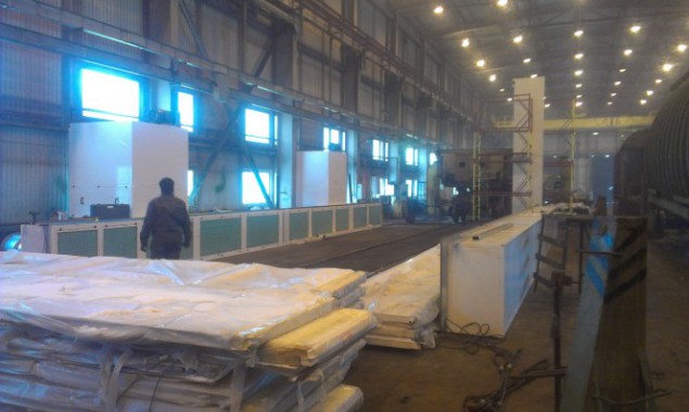 Окрасочно-сушильная камера для поездов депо Балахонцы "УралКалий" г. Березники