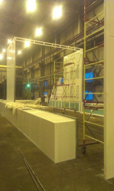 Окрасочно-сушильная камера для поездов депо Балахонцы "УралКалий" г. Березники