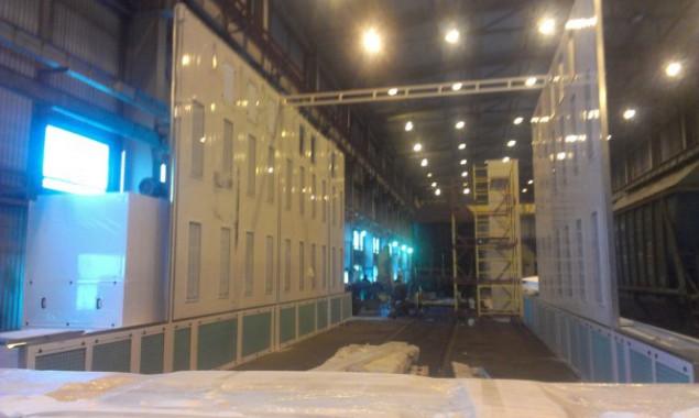 Окрасочно-сушильная камера для поездов депо Балахонцы "УралКалий" г. Березники