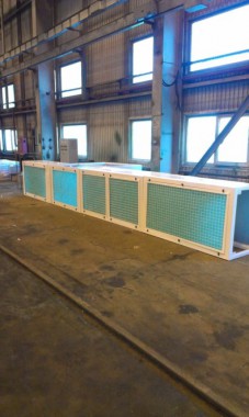 Окрасочно-сушильная камера для поездов депо Балахонцы "УралКалий" г. Березники