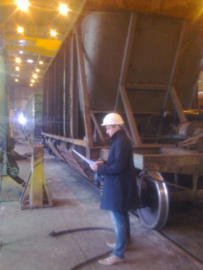 Окрасочно-сушильная камера для поездов депо Балахонцы "УралКалий" г. Березники