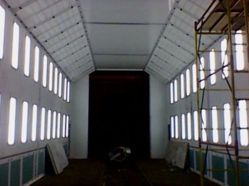 Окрасочно-сушильная камера для поездов депо Балахонцы "УралКалий" г. Березники