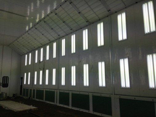 Окрасочно-сушильная камера для поездов депо Балахонцы "УралКалий" г. Березники