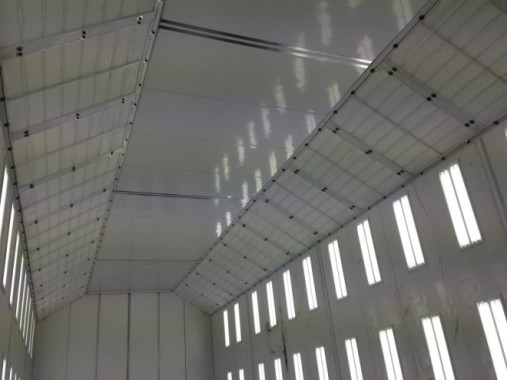 Окрасочно-сушильная камера для поездов депо Балахонцы "УралКалий" г. Березники