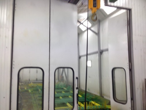 Уличная окрасочная камера для металлоконструкций SPK