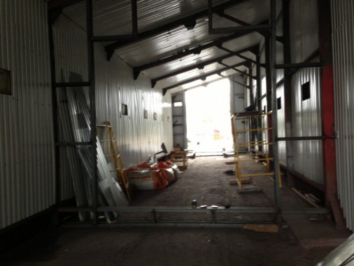 Уличная окрасочная камера для металлоконструкций SPK