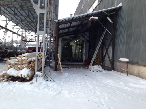 Уличная окрасочная камера для металлоконструкций SPK