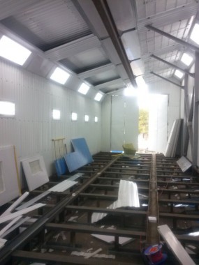 Строительство окрасочной камеры для металлоконструкций уличного исполнения SPK-Россия