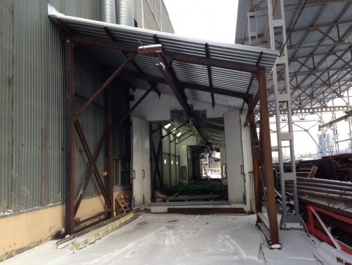 Строительство окрасочной камеры для металлоконструкций уличного исполнения SPK-Россия