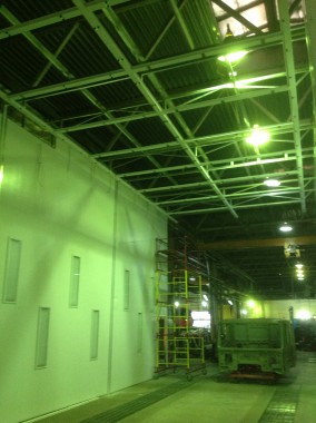 Строительство окрасочно-сушильной камеры для грузовых автомобилей ИВЕКО г Миаcс