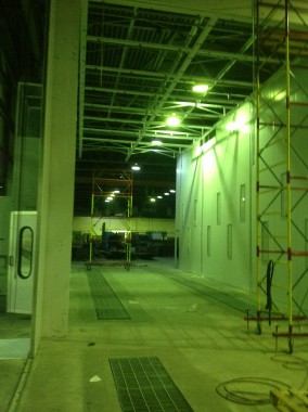 Строительство окрасочно-сушильной камеры для грузовых автомобилей ИВЕКО г Миаcс